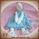 MOULIN ROTY SOS DOUDOU CANARD OIE ECRU PLAT ROBE BLEU POIS