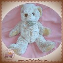 HISTOIRE D'OURS SOS DOUDOU OURS MARRON CHINE BLANC BEIGE HO2036