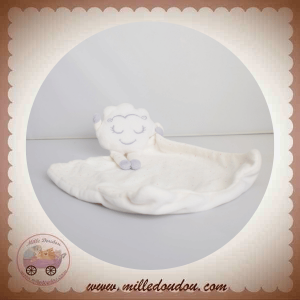 KIMBALOO SOS DOUDOU NUAGE JAMBES BLANC MOUCHOIR A POIS VIOLET ROUGE