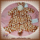 KIMBALOO SOS DOUDOU GIRAFE PLATE MARRON ECRU 30 cm