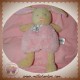 BABYNAT BABY NAT SOS DOUDOU LAPIN POUPI ROSE FLEURS