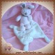 NICOTOY SOS DOUDOU LAPIN ROSE MOUCHOIR PLAT BLANC ETOILE