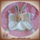 CMP SOS DOUDOU LAPIN BEIGE PLAT BLANC GRIS MES PETITS CAILLOUX