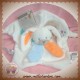 BEBE 9 SOS DOUDOU LAPIN BLANC PLAT ETOILE CHARLESTONE