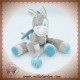 NATTOU SOS DOUDOU CHEVAL ANE GRIS GASTON BLEU MUSICAL