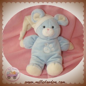 GIPSY SOS DOUDOU SOURIS GRISE MUSICAL BLEU