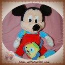 DISNEY SOS DOUDOU MICKEY SOURIS SALOPETTE ROUGE MUSICAL LION