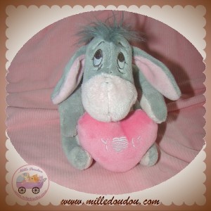 DISNEY SOS DOUDOU BOURRIQUET GRIS ROSE COEUR