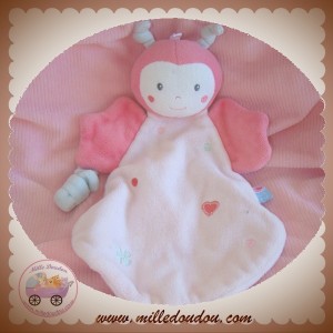 SUCRE D'ORGE SOS DOUDOU COCCINELLE PLAT ROSE COEUR