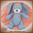 NICOTOY SOS DOUDOU LAPIN BLANC RAYE BLEU SIMBA