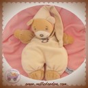 NOUNOURS SOS DOUDOU OURS BEIGE CORPS MARRON CHEVAL