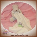 SUCRE D'ORGE SOS DOUDOU OURS SALOPETTE BLEU MOUCHOIR ECRU