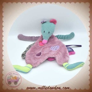 MOULIN ROTY SOS DOUDOU SOURIS PLAT PRUNE VIOLET VERT LES JOLIS PAS BEAUX