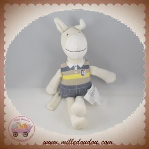 VERTBAUDET SOS DOUDOU ANE GRIS POLO 12 JEANS