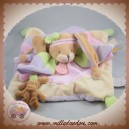 SOS DOUDOU ET COMPAGNIE LAPIN LILA DC2633 PLAT ROSE VIOLET