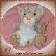 DANI SOS DOUDOU TIGRE LION MARRON BLANC CHINE MARIONNETTE