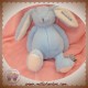 JJA SOS DOUDOU LAPIN BLEU POIL MONSIEUR NOEL