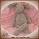 JELLYCAT SOS DOUDOU LAPIN GRIS QUEUE RONDE BLANCHE