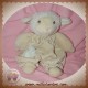 BESTEVER SOS DOUDOU MOUTON ECRU PLAT BEIGE  SOURIS