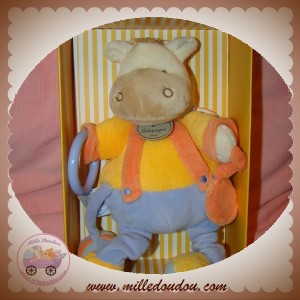 DOUDOU ET COMPAGNIE SOS ANE GRAINE DE DOUDOU ORANGE MAUVE ACTIVITE DC2197