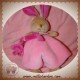 DOUDOU ET COMPAGNIE LAPIN ROSE GRAFFITIS OURS FUSHIA DC2558