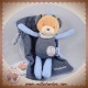 KALOO SOS DOUDOU OURS DENIM POCHETTE BLEU JEANS NUMERO 1