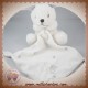 SIMBA NICOTOY SOS DOUDOU LAPIN BLANC MOUCHOIR ETOILE BRILLANT GRIS