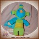 AUGUSTA DU BAY SOS DOUDOU POUPEE COSMONAUTE VERT JAUNE ROUMANOFF 19 cm