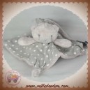 ORCHESTRA SOS DOUDOU OURS GRIS PLAT TISSU ETOILE FLUORESCENT