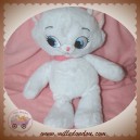 DISNEY SOS DOUDOU CHAT MARIE ARISTOCHAT BLANC COLLIER ROSE 30 CM