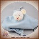 LILLIPUTIENS SOS DOUDOU LOUP PLAT MOUTON BLEU