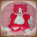 OH STUDIO SOS DOUDOU ANIMAL MARIONNETTE ROSE BLANC DOUDOU ET COMPAGNIE