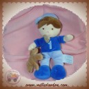 DOUDOU ET COMPAGNIE POUPEE GARCON BLEU NUMERO 1 OURS