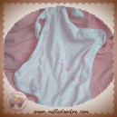 PETIT BATEAU DOUDOU SOS LAPIN PLAT CARRE ROSE RAYE ETOILE