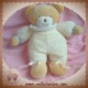 AJENA SOS DOUDOU OURS BEIGE CORPS ECRU BAVOIR