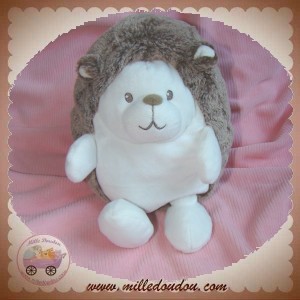 TEX SOS DOUDOU HERISSON BLANC MARRON CHINE 18 cm