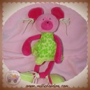 MARESE SOS DOUDOU SOURIS ROSE ROBE VERT FLEURS