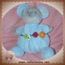 NICOTOY SOS DOUDOU SOURIS GRISE BOULE BLEU OISEAU