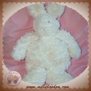 TEDDYKOMPANIET SOS DOUDOU LAPIN ECRU BLANC POIL 34 CM