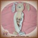 VERTBAUDET SOS DOUDOU LAPIN ECRU BLANC BEBE DORT