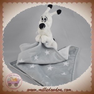 PARC ASTERIX SOS DOUDOU CHIEN IDEFIX BLANC COUVERTURE ROSE ROND - Boutique  pour retrouver Doudou !!!