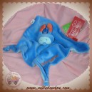 LES PETITES BEBETTES SOS DOUDOU ANIMAL PLAT BLEU NOEUD