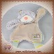 MOULIN ROTY SOS DOUDOU OURS PLAT BISCOTTE POMPON BEIGE CHINE GRIS