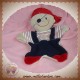 SUCRE D'ORGE DOUDOU GARCON PIRATE PLAT BEIGE BLEU ROUGE