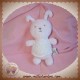 OKAIDI OBAIBI SOS DOUDOU ANIMAL ROSE ANTENNE HAUT TISSU BLANC