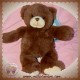 BOUT'CHOU MONOPRIX SOS DOUDOU OURS MARRON FONCE DOUDOUBLURE