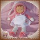 COROLLE SOS DOUDOU POUPEE ROBE ROSE FLEUR ARGENT