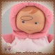 COROLLE SOS DOUDOU POUPEE ROBE ROSE FLEUR ARGENT