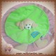 MAXITA SOS DOUDOU CHIEN BEIGE PLAT VERT DOS BLEU BABY