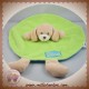 MAXITA SOS DOUDOU CHIEN BEIGE PLAT VERT DOS BLEU BABY